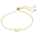 【送料無料】 アンブランデッド レディース ブレスレット・バングル・アンクレット アクセサリー 14k Gold Cat Charm Lariat Bracel...