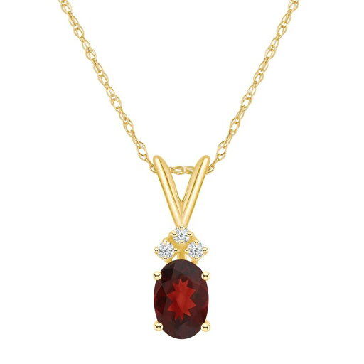 【送料無料】 Celebration Gems レディース ネックレス・チョーカー・ペンダントトップ アクセサリー Celebration Gems 14k Gold Gemstone & Diamond Accent Pendant Necklace Garnet 【送料無料】 Celebration Gems レディース ネックレス・チョーカー・ペンダントトップ アクセサリー Celebration Gems 14k Gold Gemstone & Diamond Accent Pendant Necklace Garnet