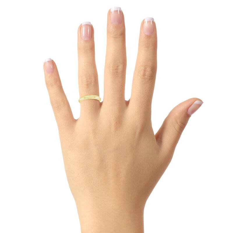 【送料無料】 Alyson Layne レディース リング アクセサリー Alyson Layne 10k Gold Milgrain Comfort Fit Wedding Band 10k White Gold