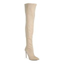【送料無料】 ロンドンラグ レディース ブーツ・レインブーツ シューズ London Rag Atelier Women's Stretch Stiletto Boots Beige