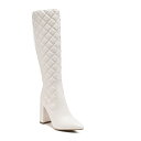 【送料無料】 ロンドンラグ レディース ブーツ・レインブーツ シューズ London Rag Quilt Women's Knee-High Boots Whi...