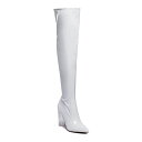 【送料無料】 ロンドンラグ レディース ブーツ・レインブーツ シューズ London Rag Noire Women's Thigh-High Boots Wh...