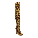 【送料無料】 ロンドンラグ レディース ブーツ・レインブーツ シューズ London Rag Pokey Women's Leopard Thigh-High ...