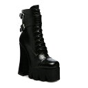 【送料無料】 ロンドンラグ レディース ブーツ・レインブーツ シューズ London Rag Stomper Women's Platform Block He...
