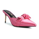 【送料無料】 ロンドンラグ レディース パンプス シューズ London Rag Queenie Women's High Heeled Mule Sandals Pink(4)