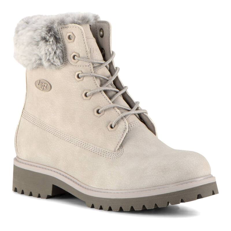 ラグズ レディース シューズ ブーツ・レインブーツ Lugz Women's Convoy Faux-Fur Winter Boots Gray ..