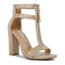 【送料無料】 ロンドンラグ レディース パンプス シューズ London Rag Felicity Block Heel Women's Peep Toe Sa...