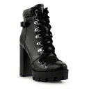 【送料無料】 ロンドンラグ レディース ブーツ・レインブーツ シューズ London Rag Willow Women's Combat Boots Black