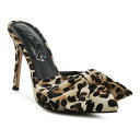 【送料無料】 ロンドンラグ レディース パンプス シューズ Joelle Women's High Heel Bow Tie Leopard Print Mul...
