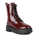 【送料無料】 ロンドンラグ レディース ブーツ・レインブーツ シューズ London Rag Molsh Women's Combat Boots Burgun...