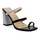 【送料無料】 ロンドンラグ レディース パンプス シューズ Women's Block Heel Thong Sandals White Black