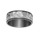 【送料無料】 リンクス メンズ リング アクセサリー Men's LYNX Black Zirconium Ring Stainless