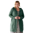 【送料無料】 ウーマン ウィズイン レディース ニット・セーター アウター Woman Within Women's Plus Size Hooded Cabl...