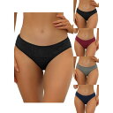 【送料無料】 アレグラ ケー レディース パンツ アンダーウェア 5 Packs Women's Underwear Mid Waisted Hipster P...