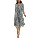 【送料無料】 ニナレオナルド レディース ワンピース トップス Women's Nina Leonard Sylvia Midi Dress with Belt...