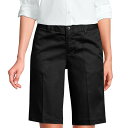 【送料無料】 ランズエンド レディース ハーフパンツ・ショーツ ボトムス Women's Tall Lands' End School Uniform 12