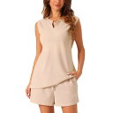【送料無料】 cheibear レディース ナイトウェア アンダーウェア Womens 2 Piece Pjs Waffle Knit Pajama Sets ...