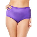 【送料無料】 コンフォート チョイス レディース パンツ アンダーウェア Comfort Choice Women's Plus Size Nylon Brie...