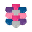 【送料無料】 コンフォート チョイス レディース パンツ アンダーウェア Comfort Choice Women's Plus Size Nylon Brie...