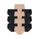 【送料無料】 コンフォート チョイス レディース パンツ アンダーウェア Comfort Choice Women's Plus Size Nylon Brie...