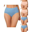 【送料無料】 アレグラ ケー レディース パンツ アンダーウェア 5packs Underwear For Women High Waist Shaping T...