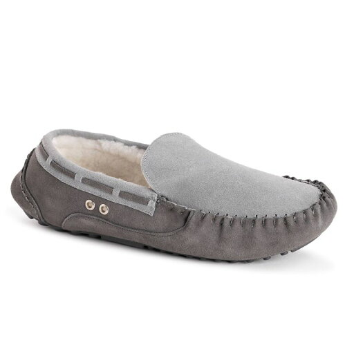【送料無料】 ムクルクス メンズ サンダル シューズ MUK LUKSR Everett Men's Moccasin Slippers Dark Gray 【送料無料】 ムクルクス メンズ サンダル シューズ MUK LUKSR Everett Men's Moccasin Slippers Dark Gray