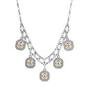 【送料無料】 1928 レディース ネックレス・チョーカー・ペンダントトップ アクセサリー 1928 Two Tone 5 Drop Necklace Multi(4)
