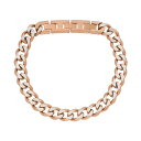 【送料無料】 リンクス メンズ ブレスレット・バングル・アンクレット アクセサリー LYNX Men's Stainless Steel Curb Chain ...