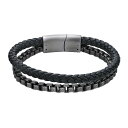 【送料無料】 リンクス メンズ ブレスレット・バングル・アンクレット アクセサリー LYNX Men's Stainless Steel Box Chain &...