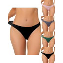 【送料無料】 アレグラ ケー レディース パンツ アンダーウェア 5 Packs Women's Unlined Underwear Satin Invisib...