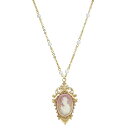 【送料無料】 1928 レディース ネックレス・チョーカー・ペンダントトップ アクセサリー 1928 Gold Tone Simulated Carnelian...
