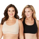 【送料無料】 コンフォート チョイス レディース ブラジャー アンダーウェア Comfort Choice Women's Plus Size Wireless...