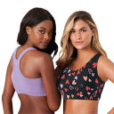 【送料無料】 コンフォート チョイス レディース ブラジャー アンダーウェア Comfort Choice Women's Plus Size Wireless...