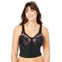 【送料無料】 コンフォート チョイス レディース ブラジャー アンダーウェア Comfort Choice Women's Plus Size Embroide...