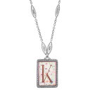 【送料無料】 1928 レディース ネックレス・チョーカー・ペンダントトップ アクセサリー 1928 Floral Motif Initial Pendant ...