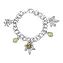 【送料無料】 1928 レディース ブレスレット・バングル・アンクレット アクセサリー 1928 Silver Tone Grape Leaves and Mu...