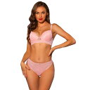 【送料無料】 アレグラ ケー レディース ブラジャー アンダーウェア Women's Lace Bra And Panty Set Padded Full Co...