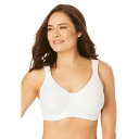 【送料無料】 コンフォート チョイス レディース ブラジャー アンダーウェア Comfort Choice Women's Plus Size Petal Bo...
