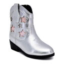 【送料無料】 シュガー レディース ブーツ・レインブーツ シューズ sugar Whitney Girl's Western Boots Silver