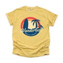 【送料無料】 Simply Sage Market レディース Tシャツ トップス Wanderlust Tropical Paradise Garment Dyed Tees Mustard