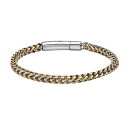 【送料無料】 リンクス メンズ ブレスレット・バングル・アンクレット アクセサリー Men's LYNX Ion-Plated Stainless Steel ...