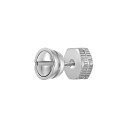 【送料無料】 リンクス メンズ ピアス・イヤリング アクセサリー LYNX Men's Stainless Steel Screw Head Stud - Si...