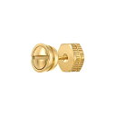 【送料無料】 リンクス メンズ ピアス・イヤリング アクセサリー LYNX Men's Gold Tone Stainless Steel Screw Head...