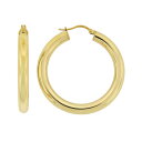 【送料無料】 リンクス レディース ピアス・イヤリング アクセサリー LYNX Stainless Steel Gold-Tone Hoop Earrings Multi/None