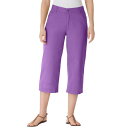 【送料無料】 ウーマン ウィズイン レディース カジュアルパンツ ボトムス Woman Within Women's Plus Size Perfect 5-p...