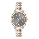 【送料無料】 ナインウェスト レディース 腕時計 アクセサリー Nine West Women's Two Tone Bracelet Watch Silver