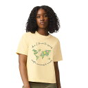 【送料無料】 Simply Sage Market レディース Tシャツ トップス What A Wonderful World Relaxed Fit Cro...