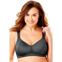【送料無料】 コンフォート チョイス レディース ブラジャー アンダーウェア Comfort Choice Women's Plus Size Microfib...