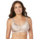 【送料無料】 コンフォート チョイス レディース ブラジャー アンダーウェア Comfort Choice Women's Plus Size Microfib...