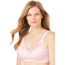 【送料無料】 コンフォート チョイス レディース ブラジャー アンダーウェア Comfort Choice Women's Plus Size Microfib...